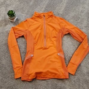 Lululemom quarter zip Orange